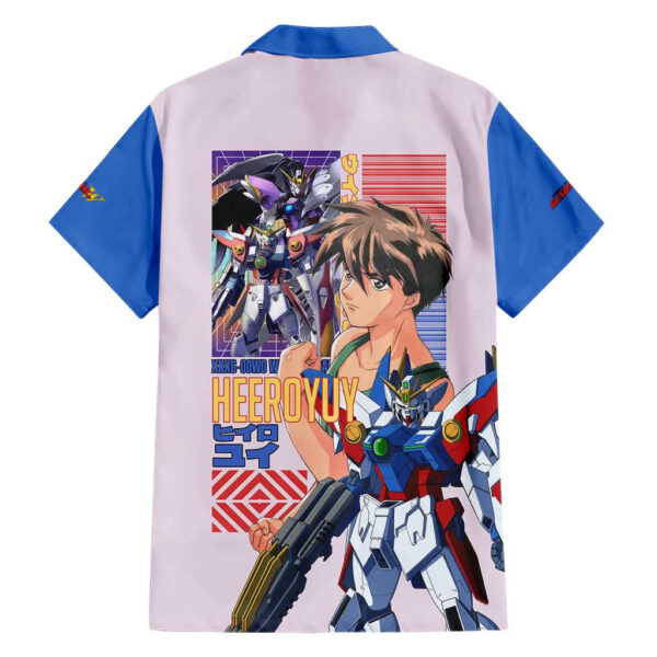 Chemise hawaïenne Heero Yuy & Wing Zero Gundam Wing Endless Waltz - Maison Otaku – Image 2