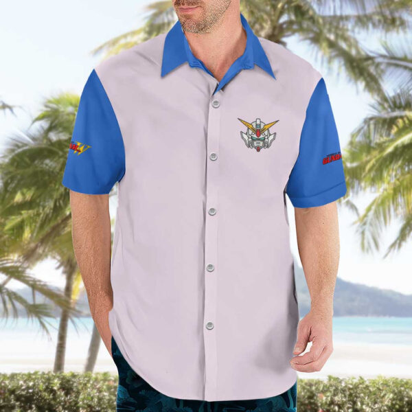 Chemise hawaïenne Heero Yuy & Wing Zero Gundam Wing Endless Waltz - Maison Otaku – Image 3