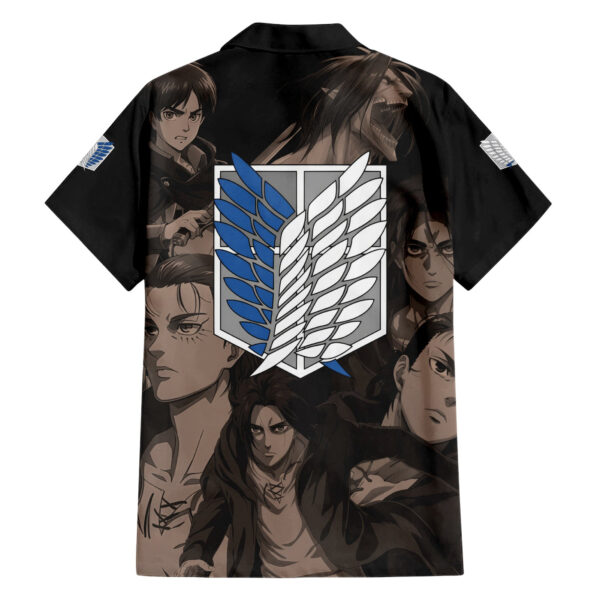 Chemise hawaïenne Eren Yeager L’Attaque des Titans - Maison Otaku – Image 2