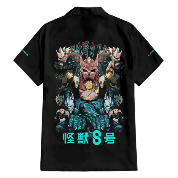 Chemise hawaïenne Kafka Hibino Kaiju No. 8 Anime - Maison Otaku – Image 2