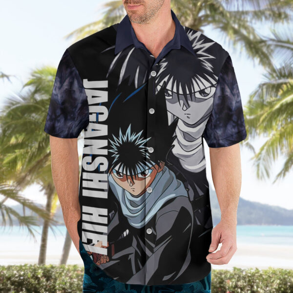 Chemise hawaïenne Hiei Yu Yu Hakusho - Maison Otaku – Image 3