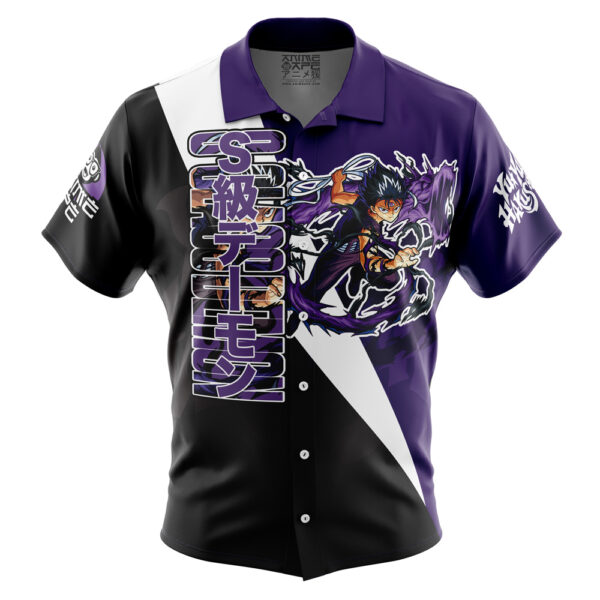 Chemise hawaïenne Hiei YuYu Hakusho - Maison Otaku