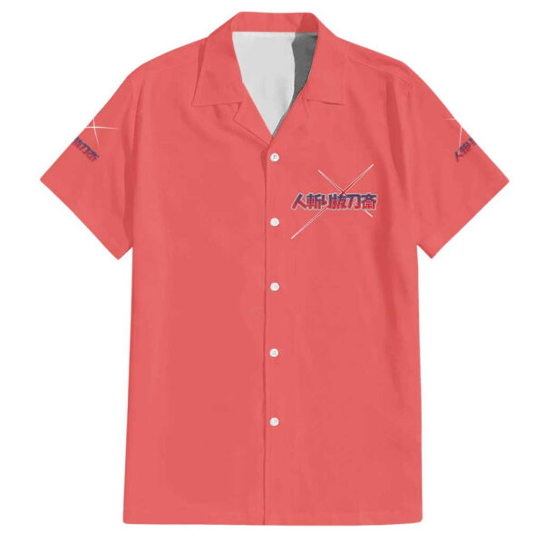 Chemise hawaïenne Himura Kenshin Rurouni Anime - Maison Otaku