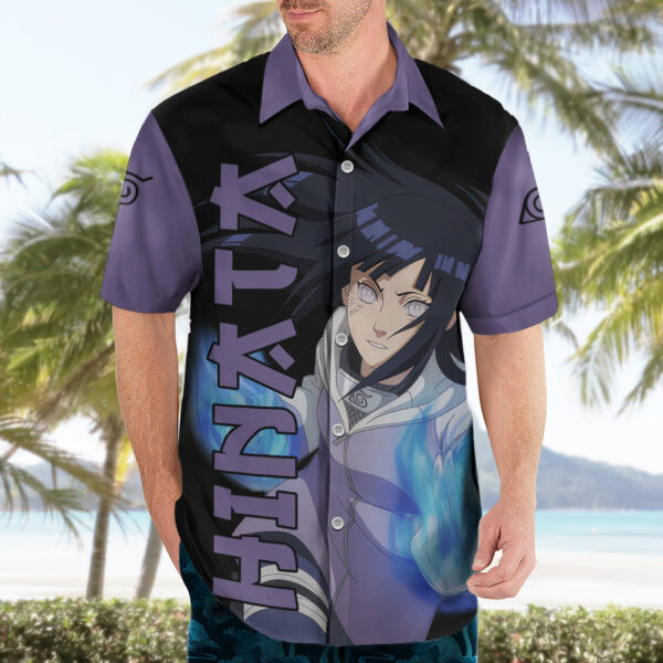 Chemise hawaïenne Hinata Hyuga Naruto - Maison Otaku – Image 3
