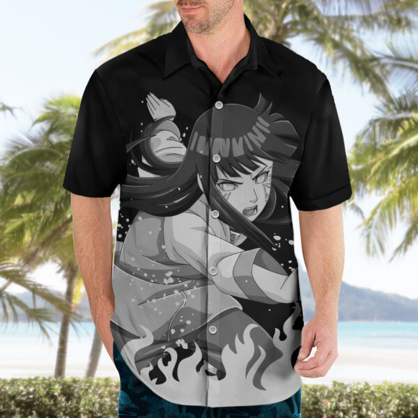 Chemise hawaïenne Hinata Hyuga Naruto classique - Maison Otaku – Image 3
