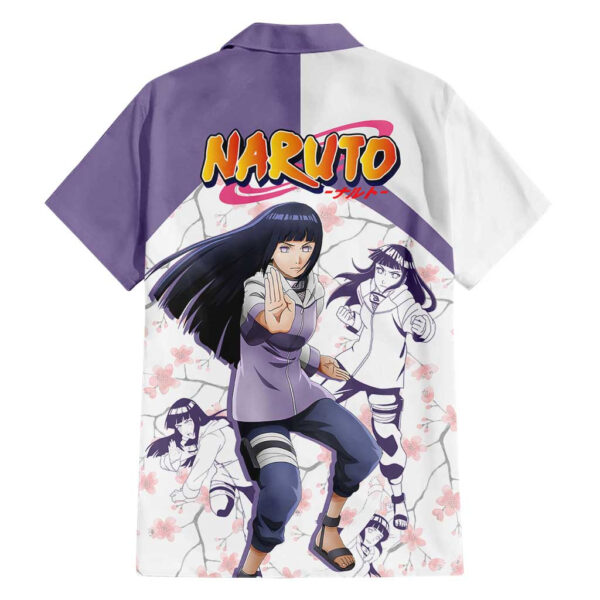 Chemise hawaïenne Hinata Hyuga Naruto Anime - Maison Otaku – Image 2