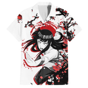 Chemise hawaïenne Hinata Hyuga style japonais Anime - Maison Otaku