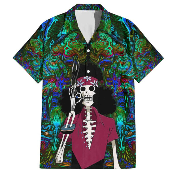 Chemise hawaïenne Brook hippie One Piece Trippy Mix - Maison Otaku