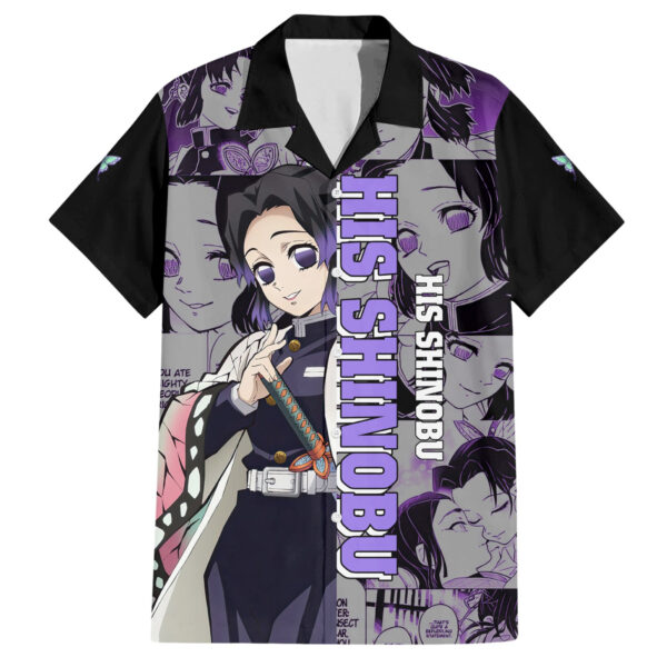 Chemise hawaïenne Shinobu personnalisée Saint-Valentin - Maison Otaku
