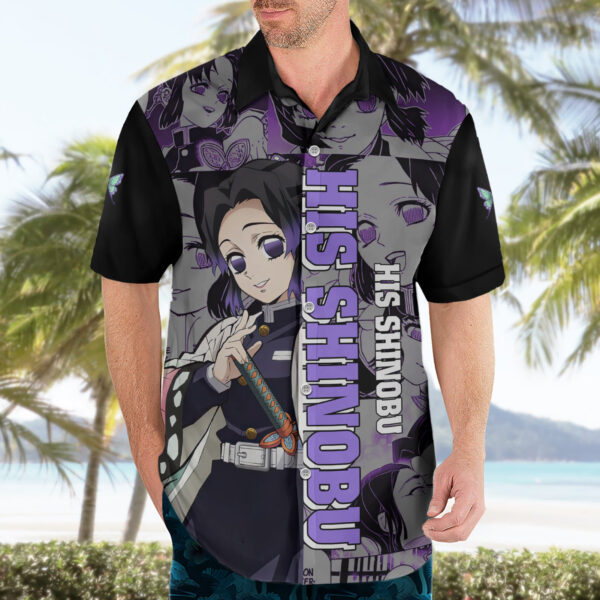 Chemise hawaïenne Shinobu personnalisée Saint-Valentin - Maison Otaku – Image 3