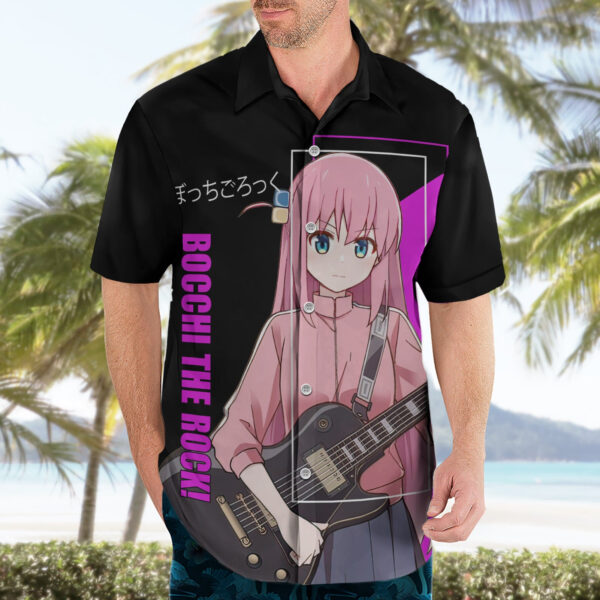 Chemise hawaïenne Hitori Gotoh Bochi The Rock! Anime - Maison Otaku – Image 3