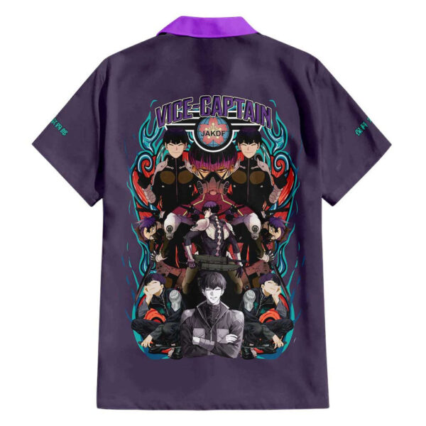 Chemise hawaïenne Hoshina Soshiro Kaiju No. 8 Japon - Maison Otaku – Image 2