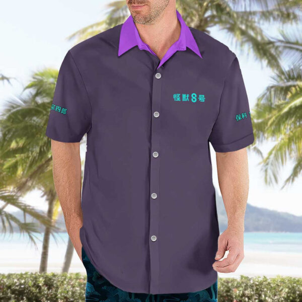 Chemise hawaïenne Hoshina Soshiro Kaiju No. 8 Japon - Maison Otaku – Image 3