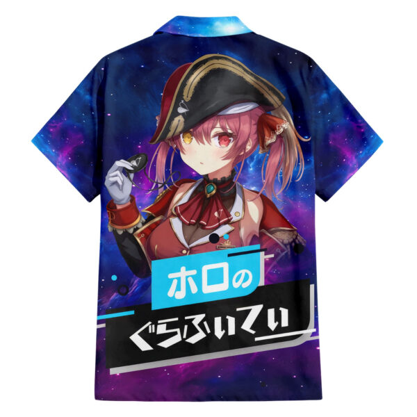 Chemise hawaïenne Houshou Marine HoloLive Galaxie - Maison Otaku – Image 2