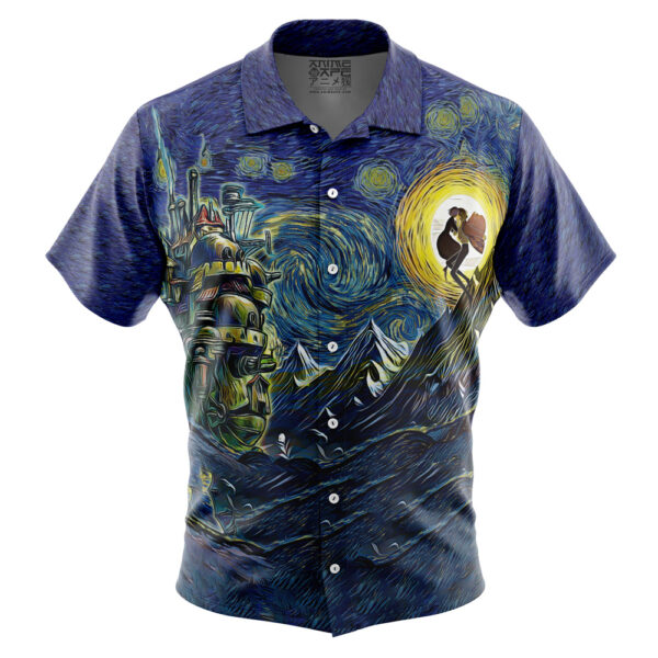 Chemise hawaïenne Château Ambulant Studio Ghibli - Maison Otaku