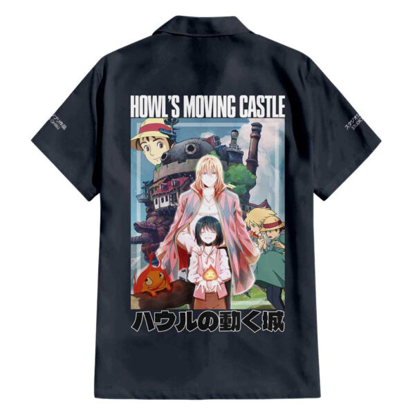 Chemise hawaïenne Le Château ambulant Ghibli Anime - Maison Otaku – Image 2