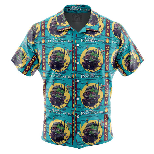 Chemise hawaïenne Le Château Ambulant Studio Ghibli - Maison Otaku