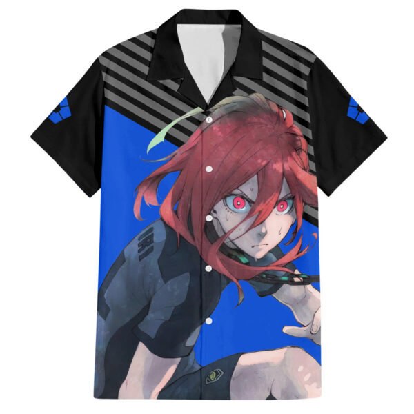 Chemise hawaïenne Hyoma Chigiri Blue Lock Anime - Maison Otaku