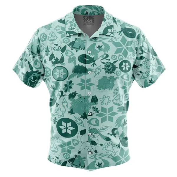Chemise hawaïenne Pokémon Type Glace - Maison Otaku