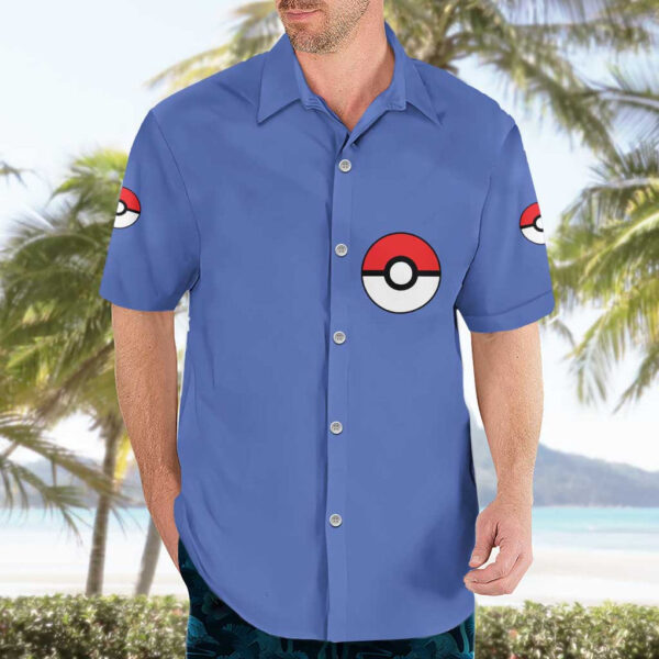 Chemise hawaïenne Pokémon type Glace Anime - Maison Otaku – Image 3