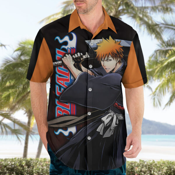 Chemise hawaïenne Ichigo Kurosaki classique - Maison Otaku – Image 3
