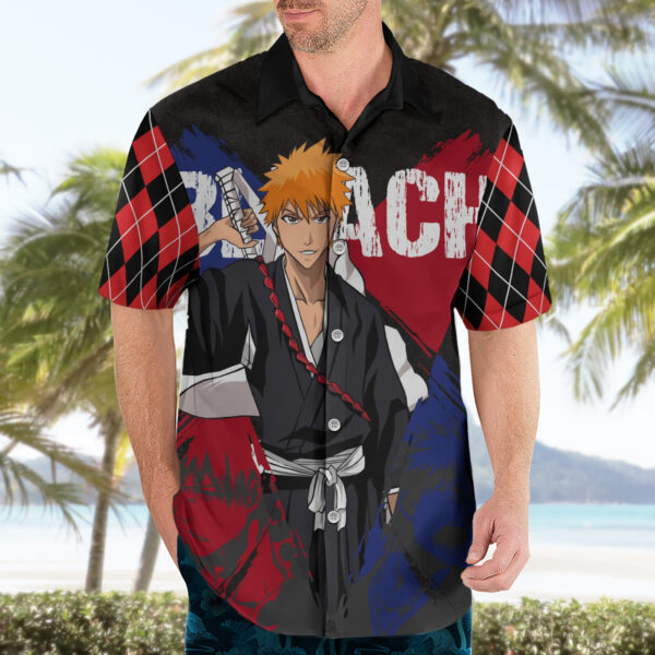 Chemise hawaïenne Ichigo Kurosaki Anime - Maison Otaku – Image 3