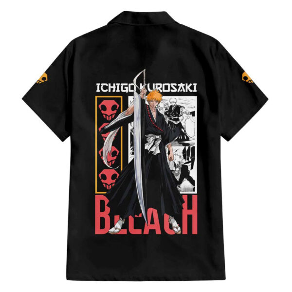 Chemise hawaïenne Ichigo Kurosaki TYBW V2 Bleach Anime - Maison Otaku – Image 2