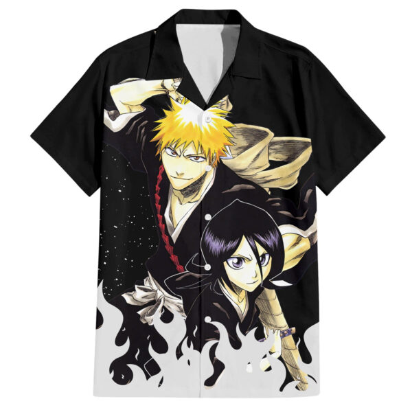 Chemise hawaïenne Ichigo & Rukia Bleach - Maison Otaku