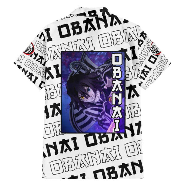 Chemise hawaïenne Obanai Iguro Demon Slayer Anime - Maison Otaku – Image 2