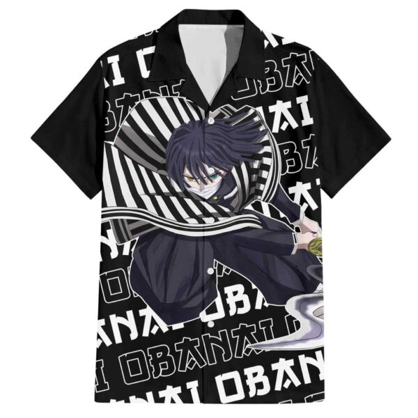 Chemise hawaïenne Obanai Iguro Demon Slayer Japon - Maison Otaku