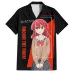 Chemise hawaïenne Ikuyo Kita Bochi The Rock! Anime – Maison Otaku
