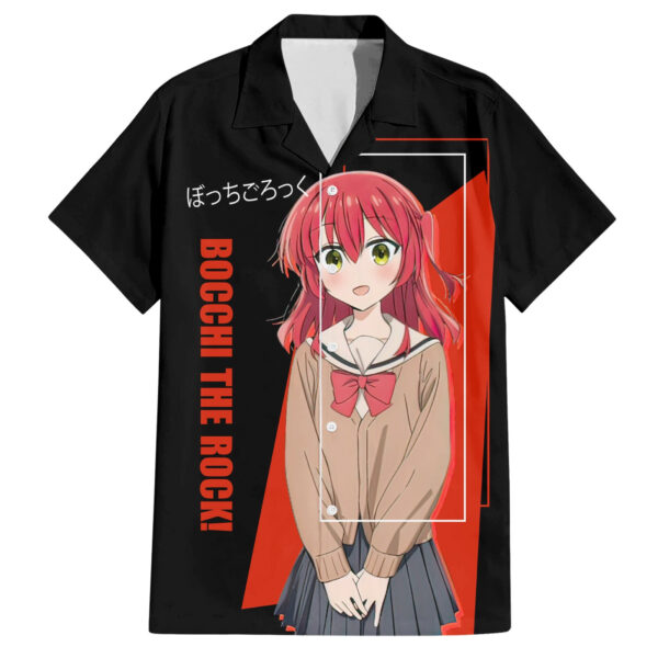 Chemise hawaïenne Ikuyo Kita Bochi The Rock! Anime - Maison Otaku
