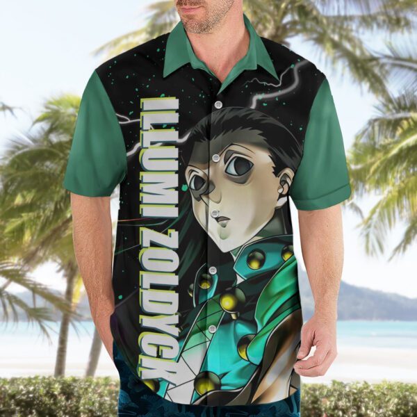 Chemise hawaïenne Illumi Zoldyck Hunter x Hunter - Maison Otaku – Image 3