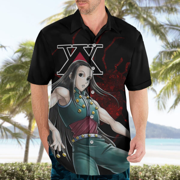 Chemise hawaïenne Illumi Zoldyck Brigade Fantôme Hunter x Hunter - Maison Otaku – Image 3