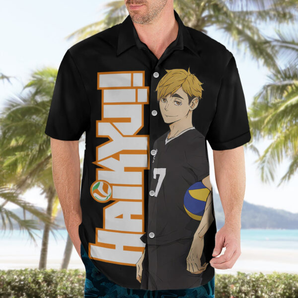 Chemise hawaïenne Atsumu Miya Inarizaki Haikyuu - Maison Otaku – Image 3