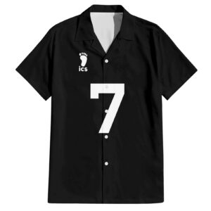 Chemise hawaïenne Atsumu Miya Inarizaki numéro 7 Anime - Maison Otaku