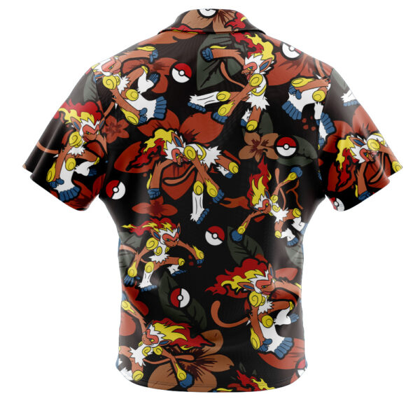 Chemise hawaïenne Motif Infernape Pokémon - Maison Otaku – Image 2