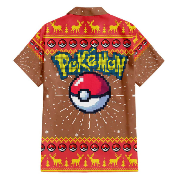 Chemise hawaïenne Simiabraz Pokémon pixel Noël - Maison Otaku – Image 2