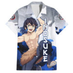Chemise hawaïenne Inosuke Demon Slayer Anime – Maison Otaku