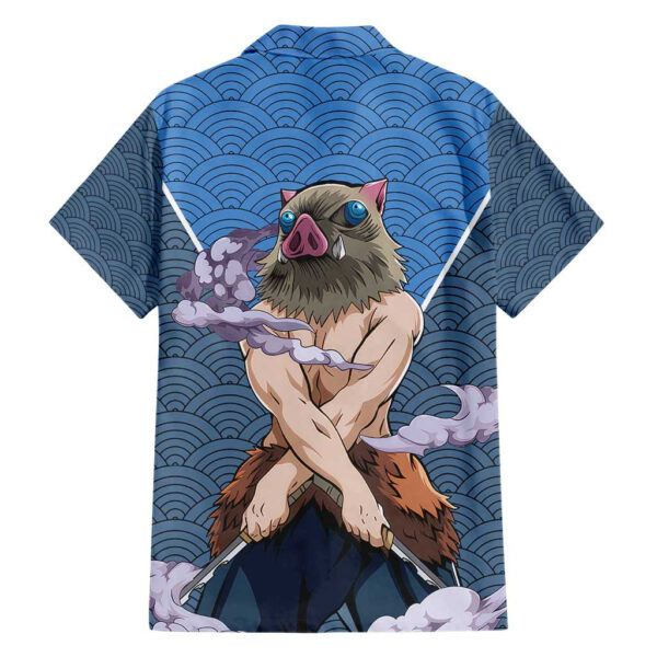 Chemise hawaïenne Inosuke Demon Slayer art japonais - Maison Otaku – Image 2