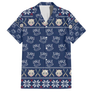 Chemise hawaïenne Inosuke Demon Slayer Noël Mix - Maison Otaku