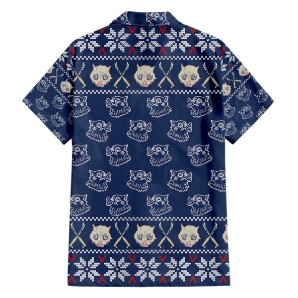 Chemise hawaïenne Inosuke Demon Slayer Noël Mix - Maison Otaku – Image 2