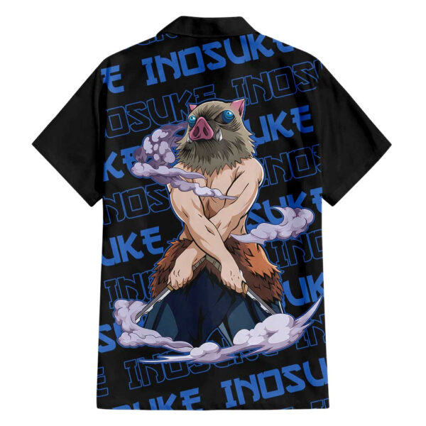 Chemise hawaïenne Inosuke Hashibira Demon Slayer Japon - Maison Otaku – Image 2