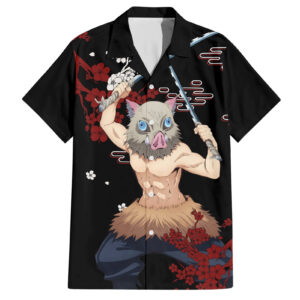 Chemise hawaïenne Inosuke Hashibira classique - Maison Otaku