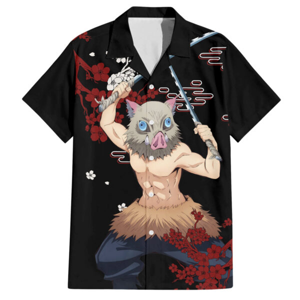Chemise hawaïenne Inosuke Hashibira classique - Maison Otaku
