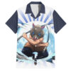Chemise hawaïenne Inosuke Hashibira Demon Slayer - Maison Otaku