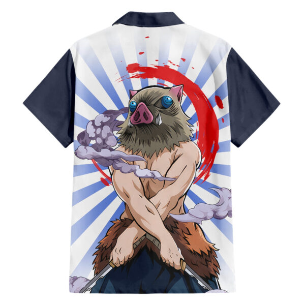 Chemise hawaïenne Inosuke Hashibira Demon Slayer - Maison Otaku – Image 2