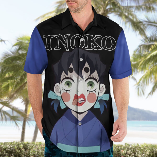 Chemise hawaïenne Inoko Inosuke Demon Slayer - Maison Otaku – Image 3