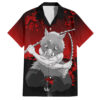 Chemise hawaïenne Inosuke art japonais Demon Slayer - Maison Otaku