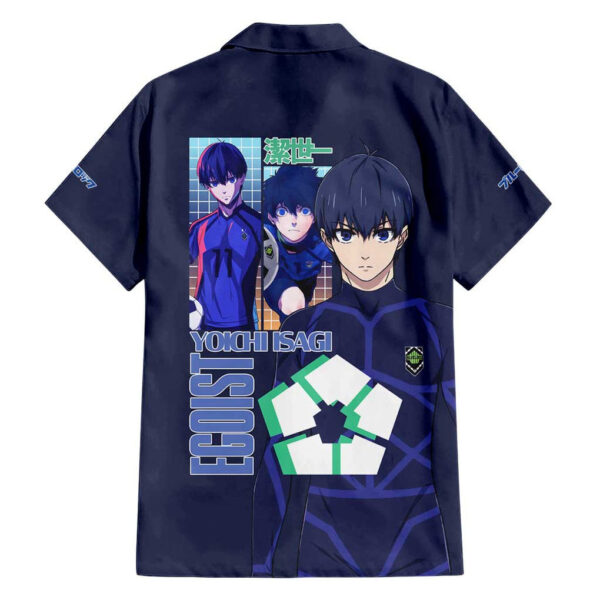 Chemise hawaïenne Yoichi Isagi Blue Lock Japon Anime - Maison Otaku – Image 2
